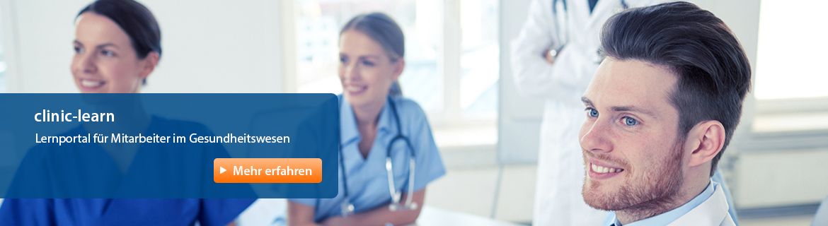 clinic-learn - Lernportal f&uuml;r Mitarbeiter im Gesundheitswesen